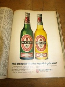 Becks Werbung 1974