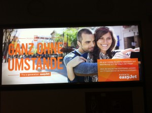 Werbung easy jet