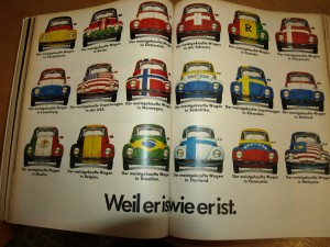 VW Werbung 1970 - Resonanzstarke Werbung durch Fakten