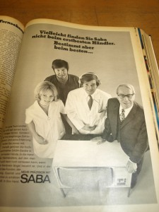Eine einstmals starke Marke - SABA Werbung 1969